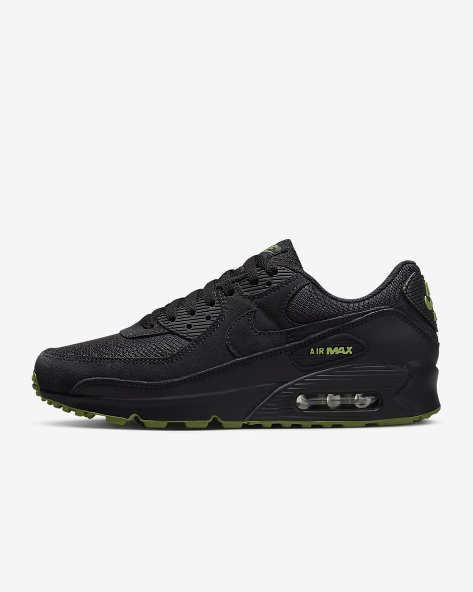 Mens black nike air max shoes online